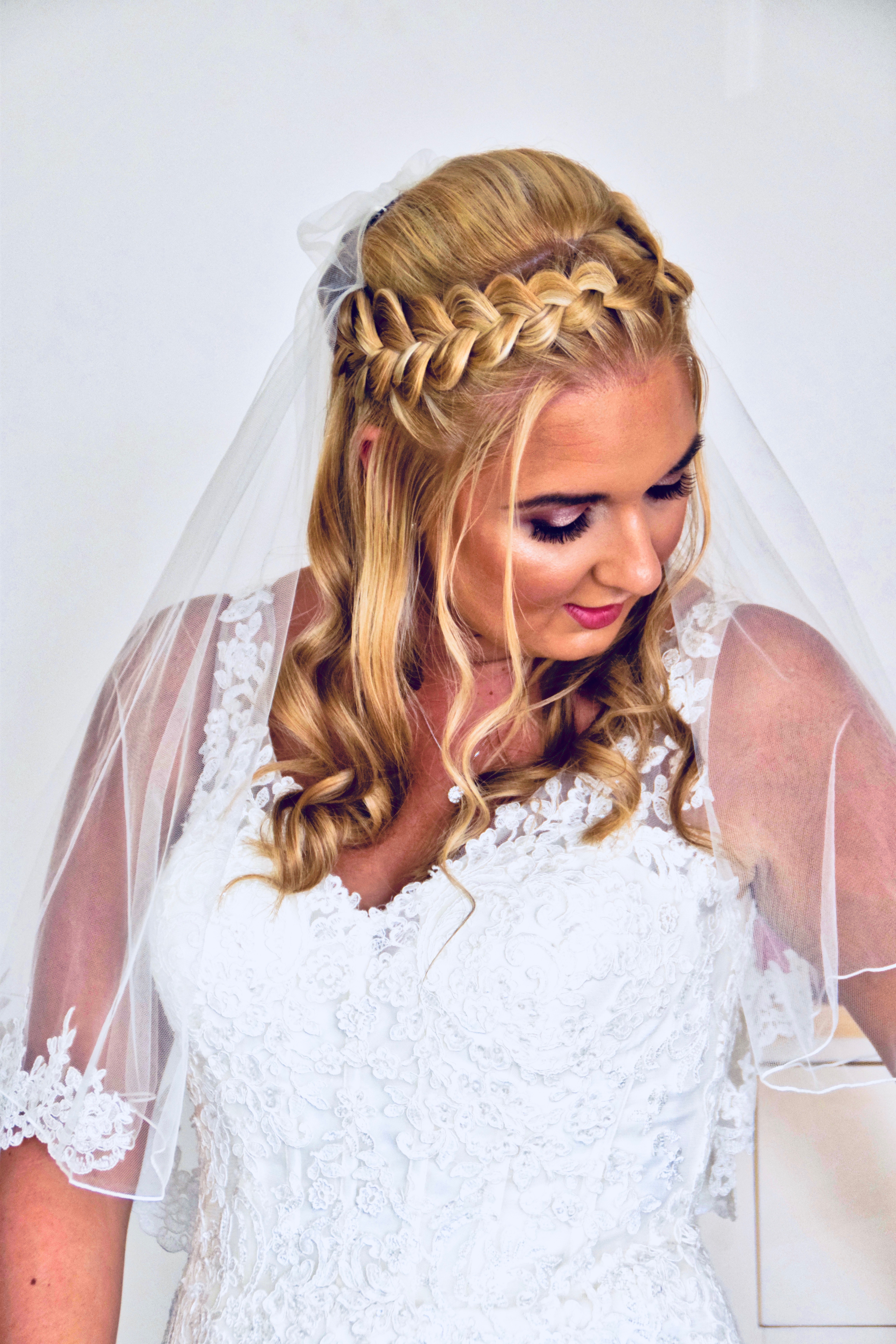 Bride in wedding dress