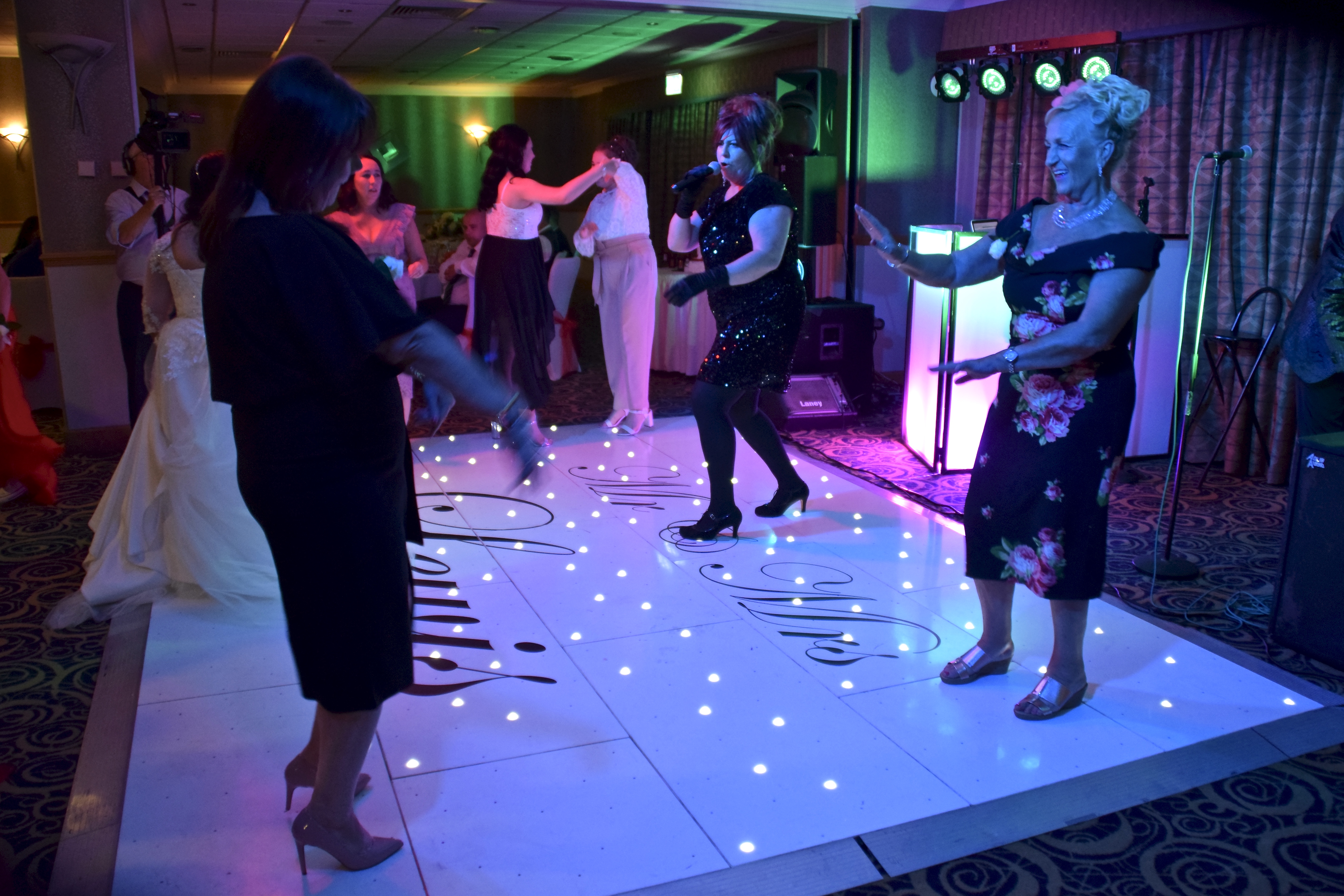 Dancing to wedding singer